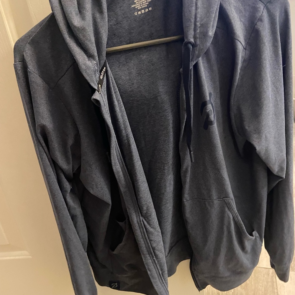 Peloton Heathered Gray Hoodie